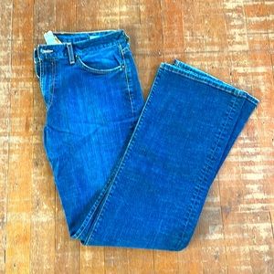 Lucky Brand Jeans Men's 33x35 Dark Blue Wash Zip Fly Denim Pants